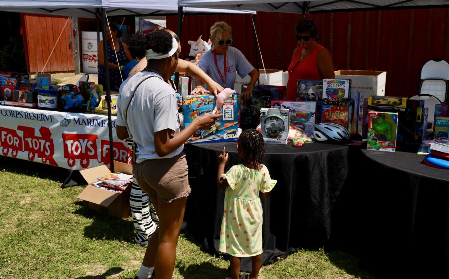 Marine Toys for Tots Delivers Christmas Magic in July