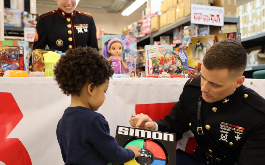 No Child is Forgotten By Marine Toys for Tots  