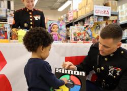 No Child is Forgotten By Marine Toys for Tots  
